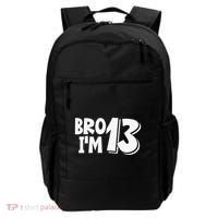 13th Birthday Bro I’m 13 Year Old Thirteen Thirtee Backpack thumb 0