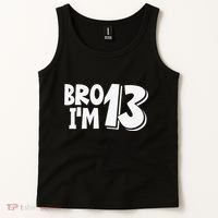 13th Birthday Bro I’m 13 Year Old Thirteen Thirtee Tank Top thumb 2