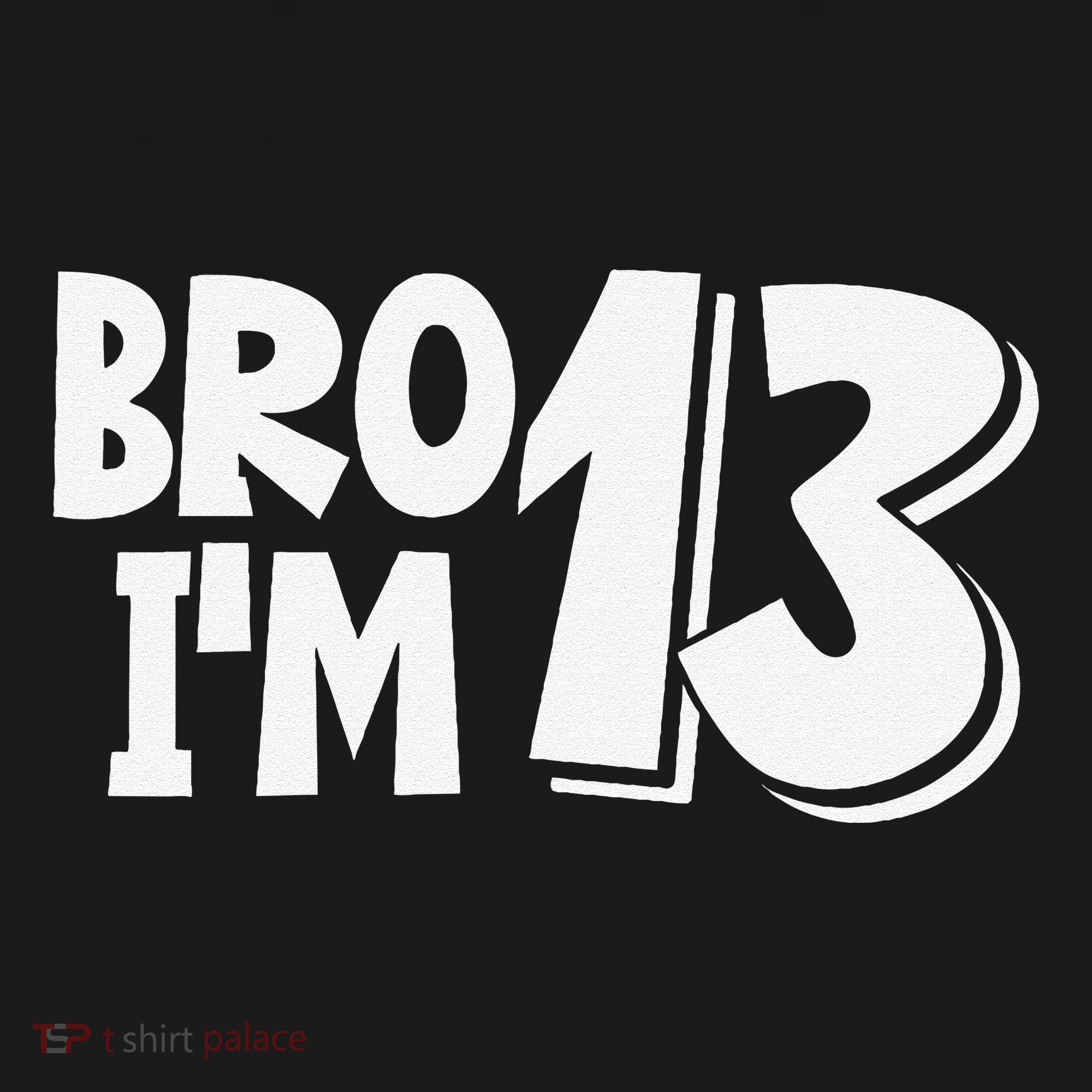 13th Birthday Bro I’m 13 Year Old Thirteen Thirtee Visor