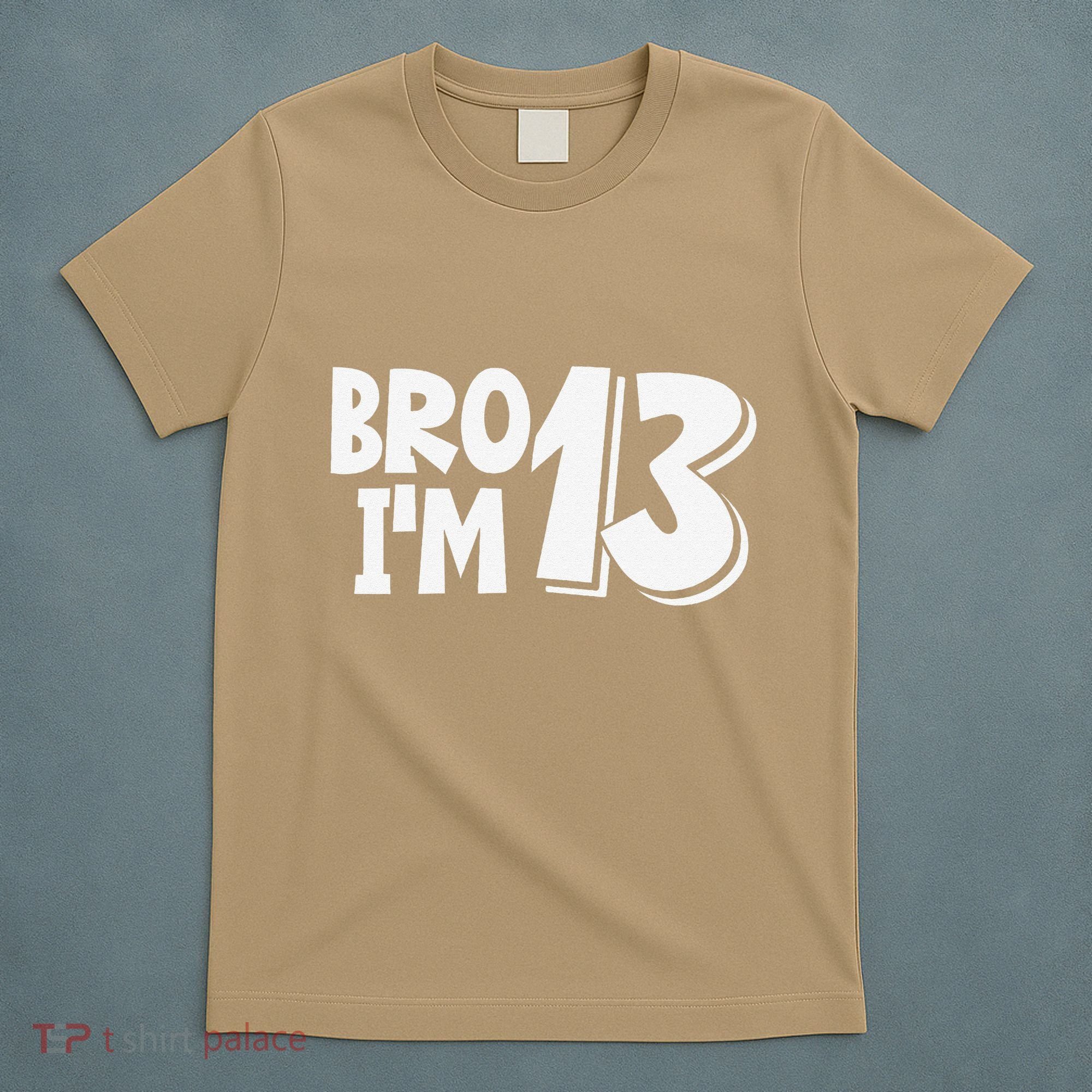 13th Birthday Bro I’m 13 Year Old Thirteen Thirtee T-Shirt
