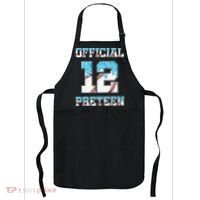 12th Birthday Baseball Drip Preteen Apron thumb 0