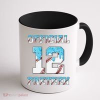 12th Birthday Baseball Drip Preteen Coffee Mug thumb 1