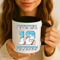 12th Birthday Baseball Drip Preteen Coffee Mug thumb 3