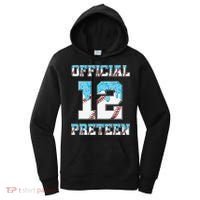 12th Birthday Baseball Drip Preteen Women's Hoodie thumb 0