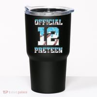 12th Birthday Baseball Drip Preteen Tumbler thumb 0