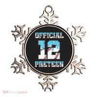 12th Birthday Baseball Drip Preteen Ornament thumb 0