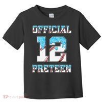 12th Birthday Baseball Drip Preteen Toddler T-Shirt thumb 0