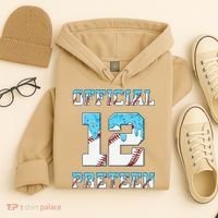 12th Birthday Baseball Drip Preteen Hoodie thumb 4