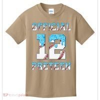 12th Birthday Baseball Drip Preteen Kids T-Shirt thumb 0