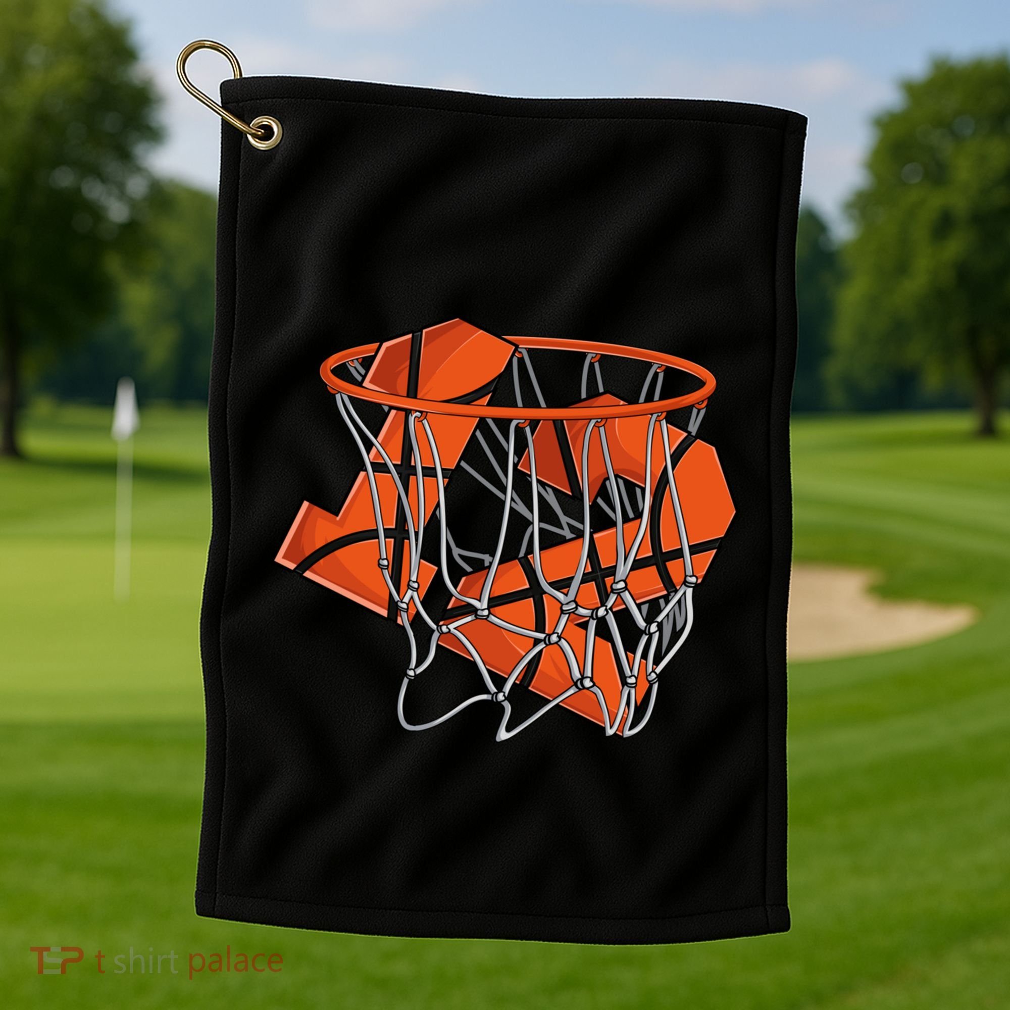 12th Birthday Basketball Cute Gift 12 Year Old Gift Golf Towel