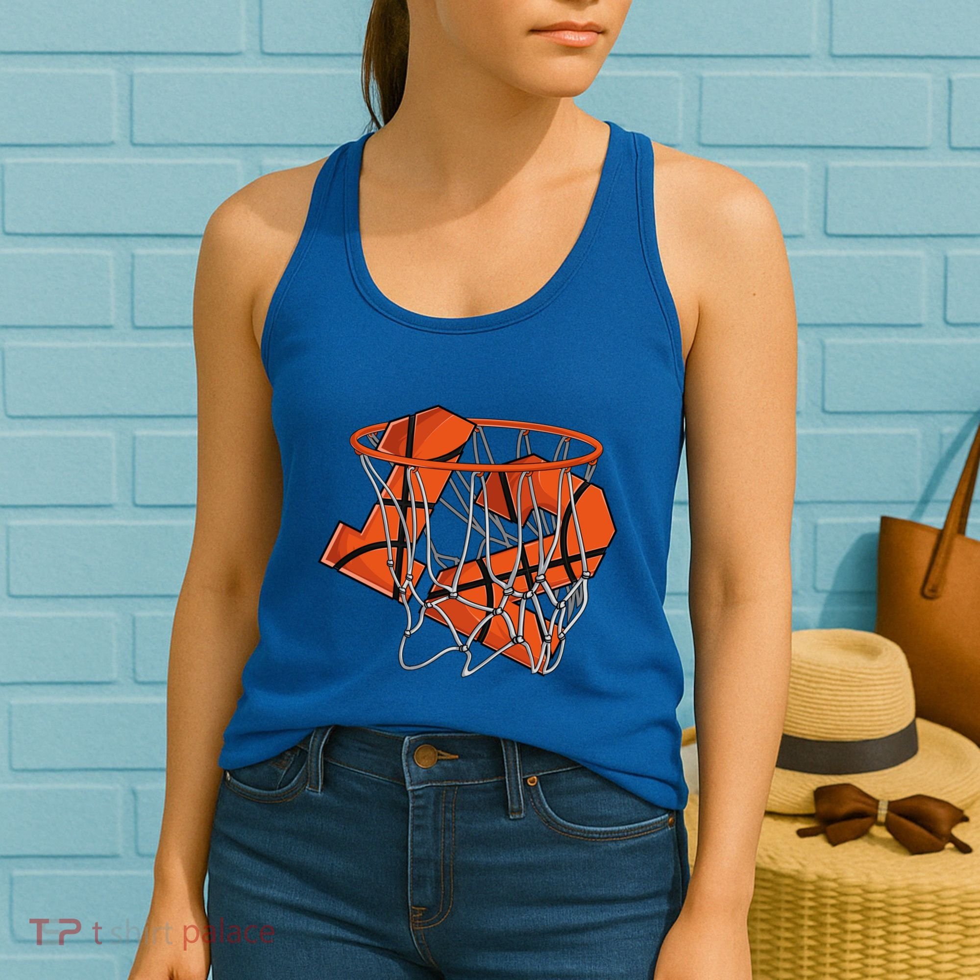12th Birthday Basketball Cute Gift 12 Year Old Gift Women's Tank Top