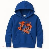 12th Birthday Basketball Cute Gift 12 Year Old Gift Kids Hoodie thumb 0