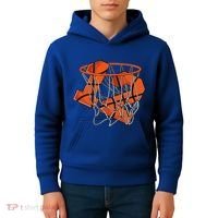 12th Birthday Basketball Cute Gift 12 Year Old Gift Kids Hoodie thumb 4