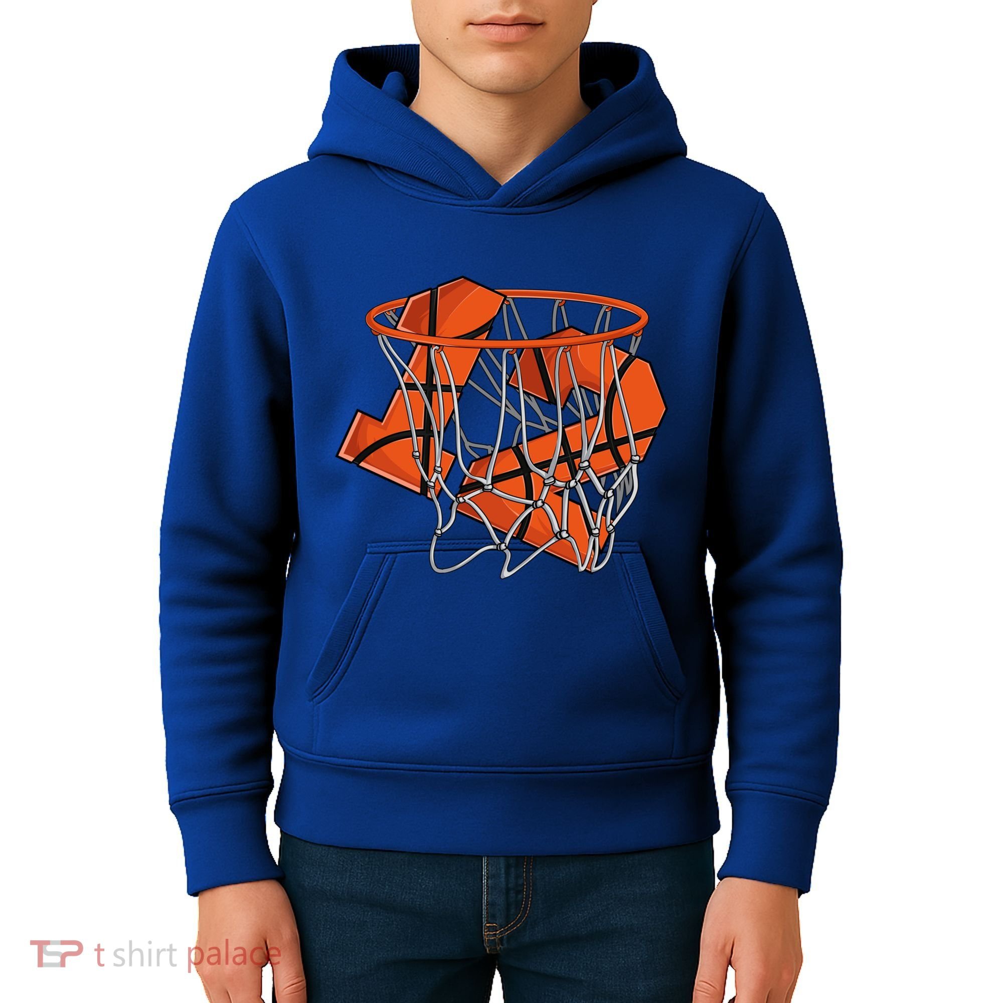 12th Birthday Basketball Cute Gift 12 Year Old Gift Kids Hoodie