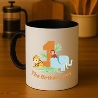1st Birthday Boy Animal Jungle Coffee Mug thumb 4