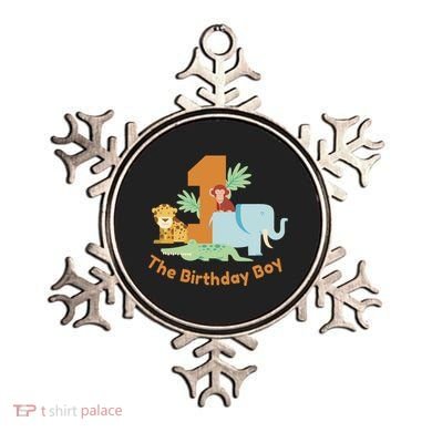 1st Birthday Boy Animal Jungle Ornament
