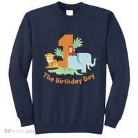 1st Birthday Boy Animal Jungle Sweatshirt thumb 0