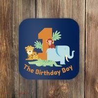 1st Birthday Boy Animal Jungle Coaster thumb 0