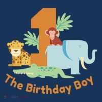 1st Birthday Boy Animal Jungle Women's Tank Top thumb 5