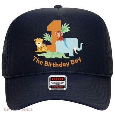 1st Birthday Boy Animal Jungle Hat