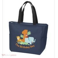 1st Birthday Boy Animal Jungle Tote Bag thumb 3