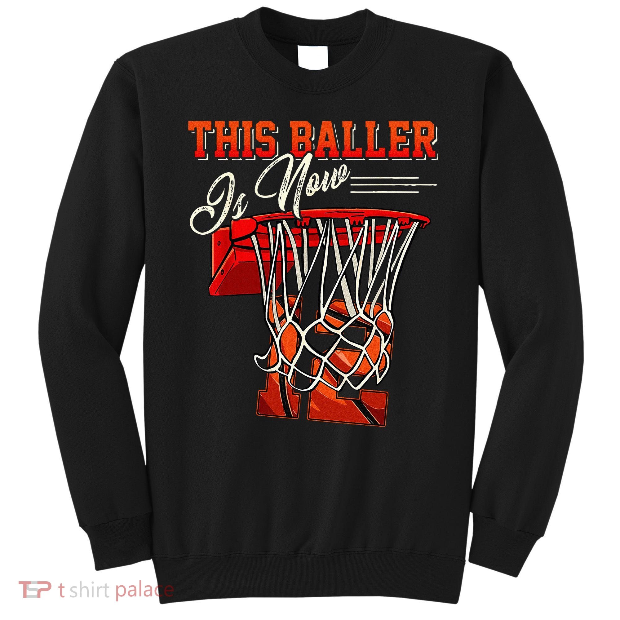 12th Birthday Basketball 12 Years Old Gift Sweatshirt