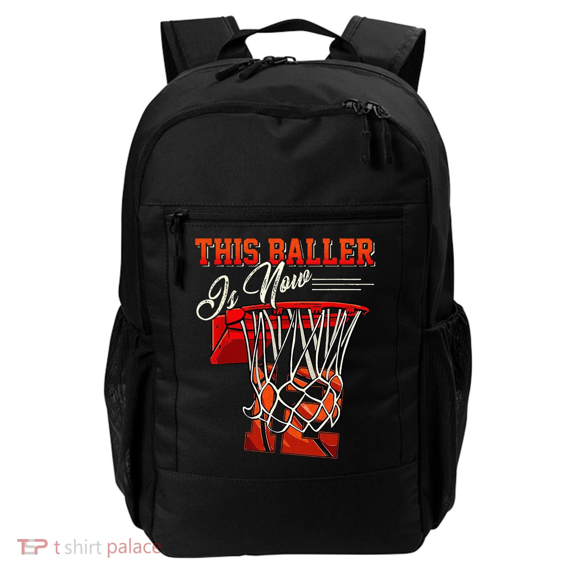 12th Birthday Basketball 12 Years Old Gift Backpack