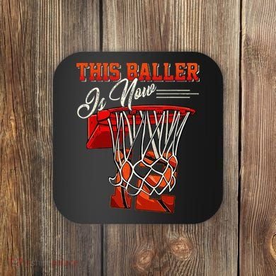 12th Birthday Basketball 12 Years Old Gift Coaster