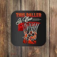 12th Birthday Basketball 12 Years Old Gift Coaster thumb 0