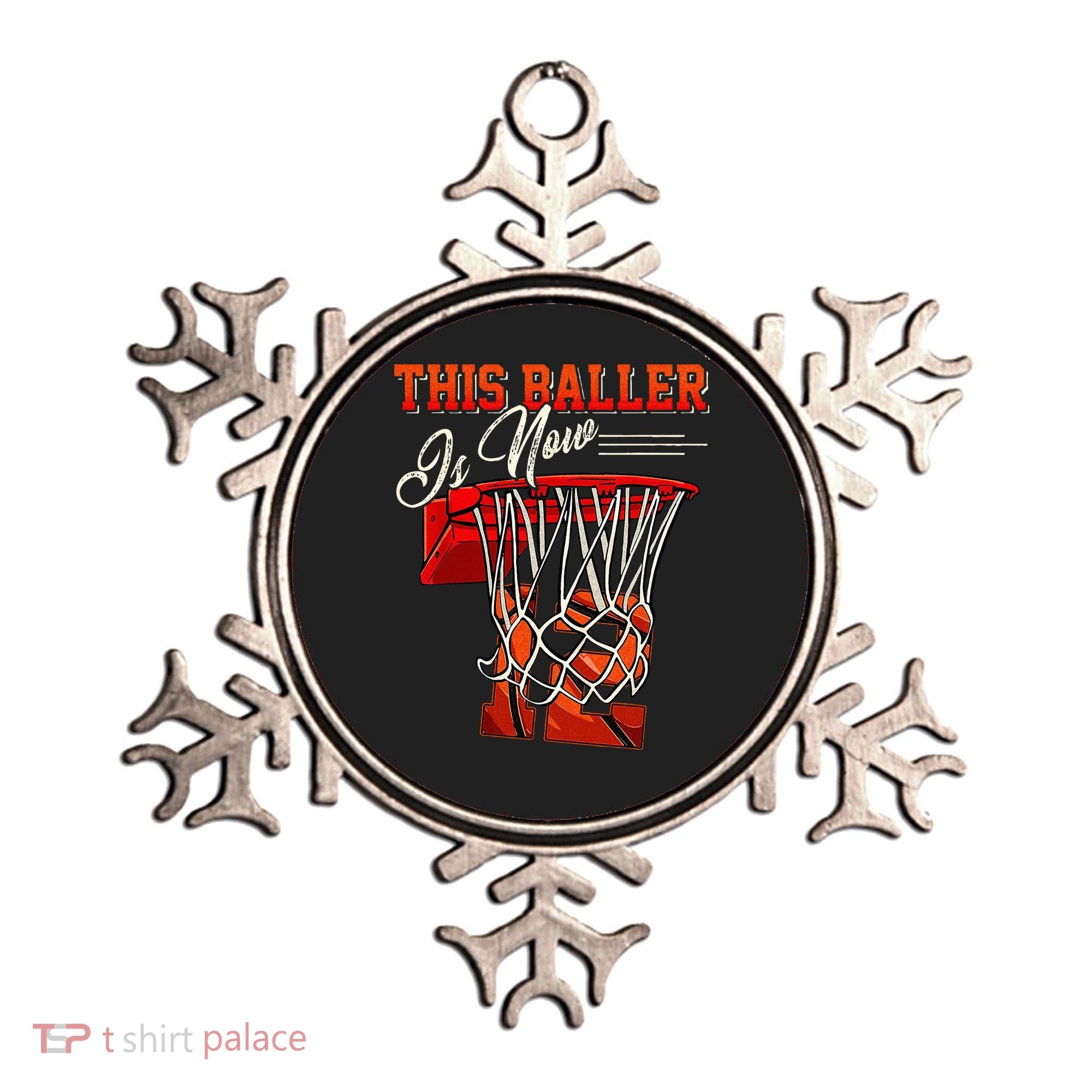 12th Birthday Basketball 12 Years Old Gift Ornament