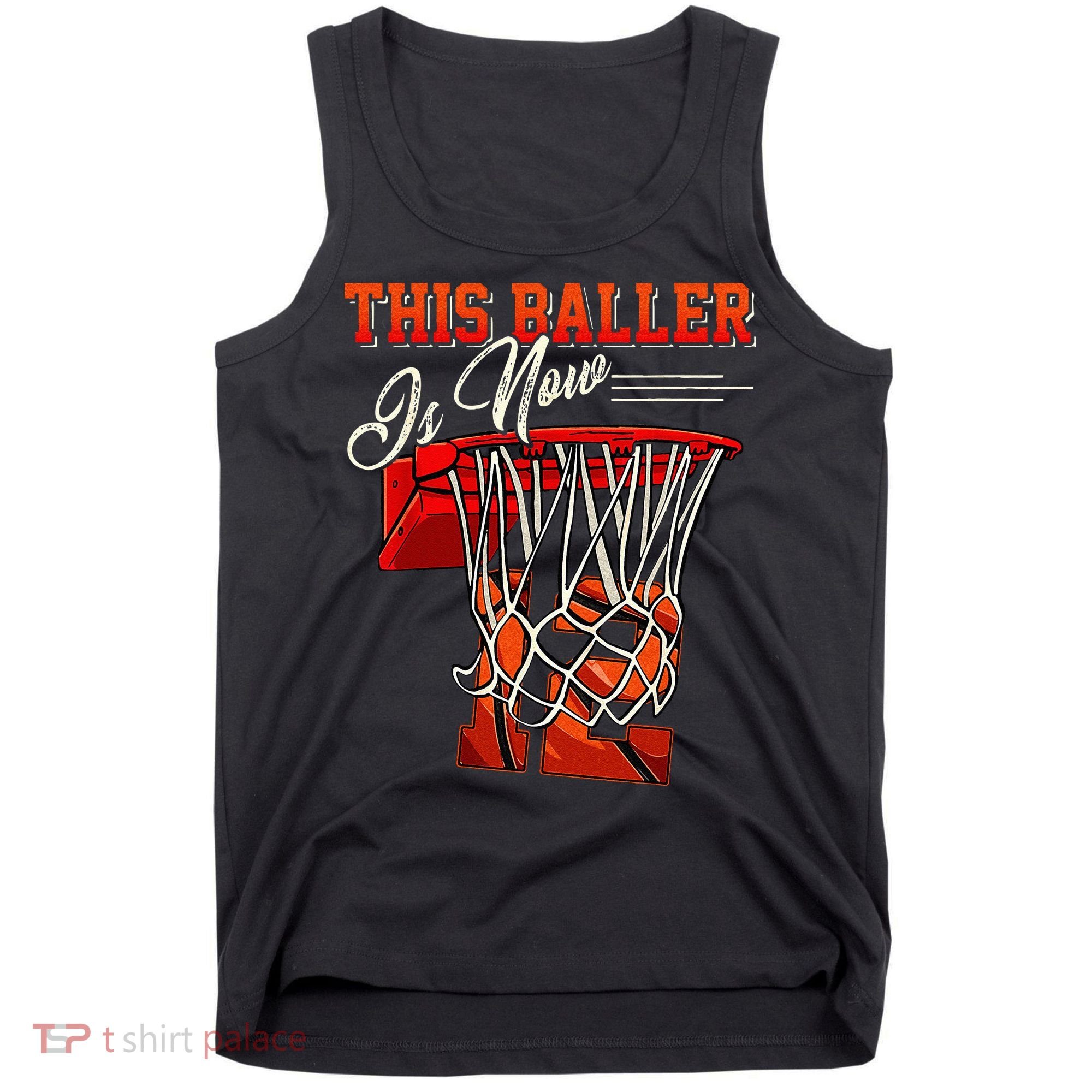 12th Birthday Basketball 12 Years Old Gift Tank Top