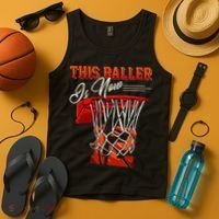 12th Birthday Basketball 12 Years Old Gift Tank Top thumb 4