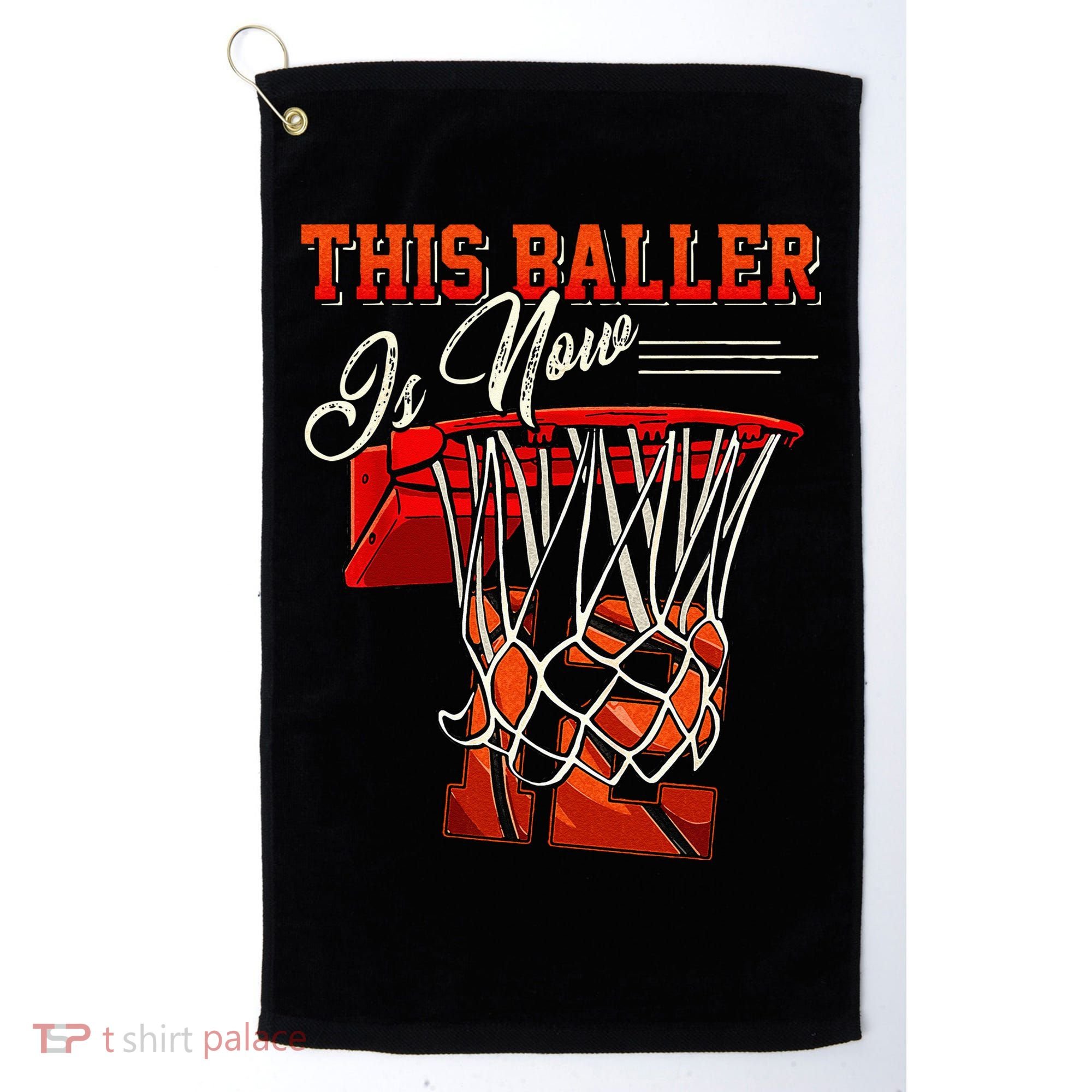 12th Birthday Basketball 12 Years Old Gift Golf Towel