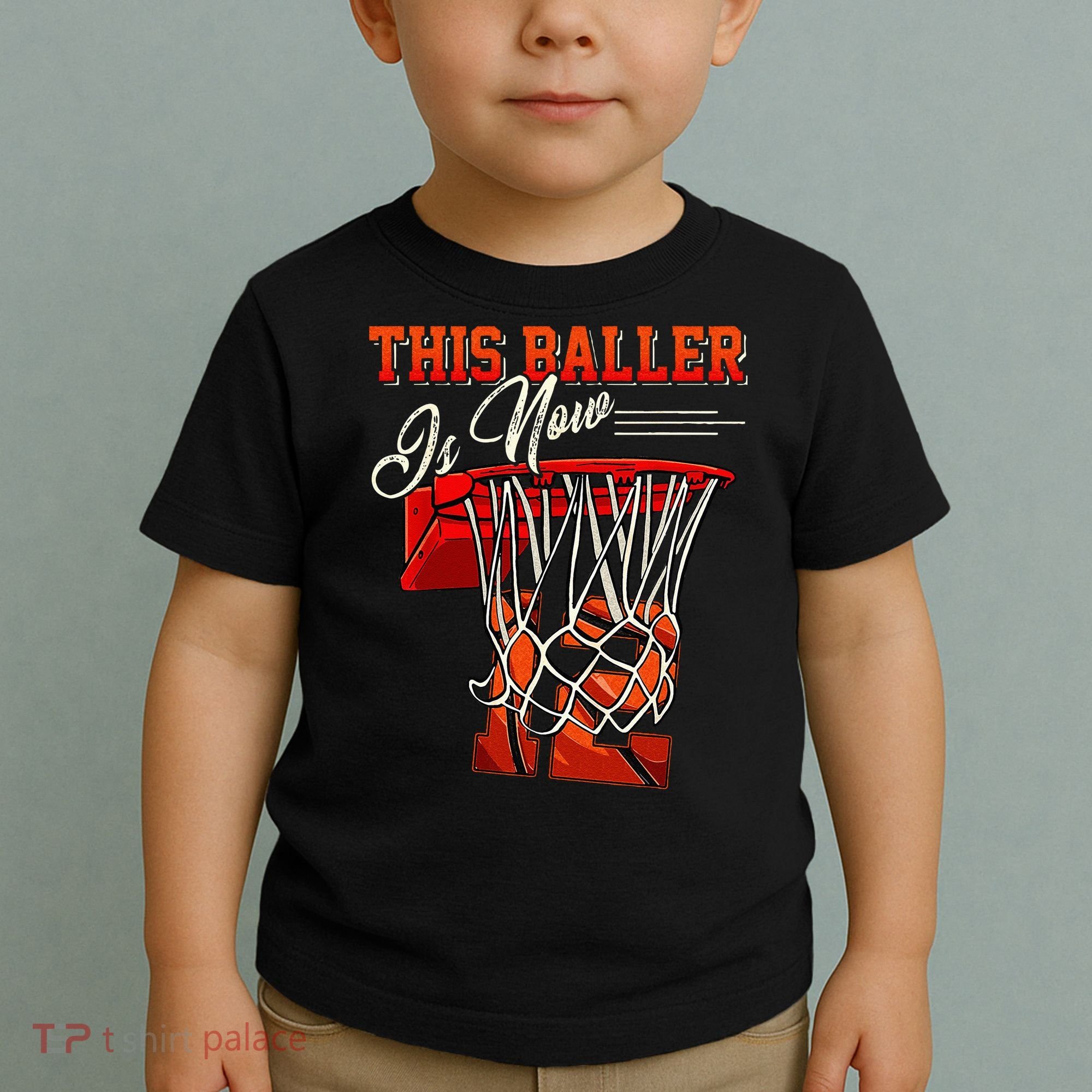 12th Birthday Basketball 12 Years Old Gift Toddler T-Shirt
