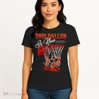 12th Birthday Basketball 12 Years Old Gift Women's T-Shirt thumb 4