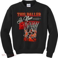 12th Birthday Basketball 12 Years Old Gift Kids Sweatshirt thumb 0
