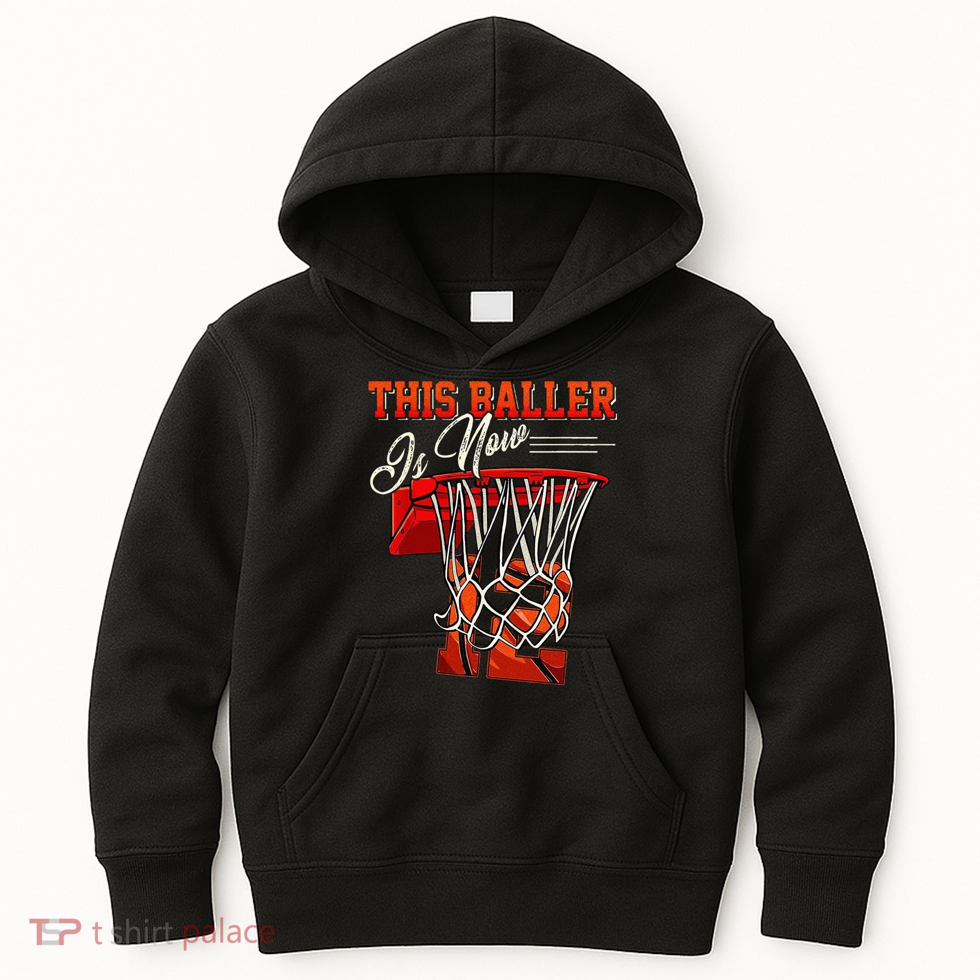 12th Birthday Basketball 12 Years Old Gift Kids Hoodie