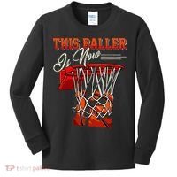 12th Birthday Basketball 12 Years Old Gift Kids Long Sleeve Shirt thumb 0