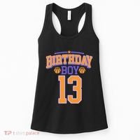 13th Birthday Basketball Lover 13 Years Old Bday Women's Tank Top thumb 0