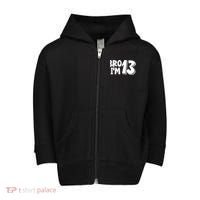 13th Birthday Bro I’m 13 Year Old Thirteen Thirteen Toddler Zip Fleece Hoodie thumb 0