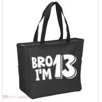 13th Birthday Bro I’m 13 Year Old Thirteen Thirteen Tote Bag thumb 2