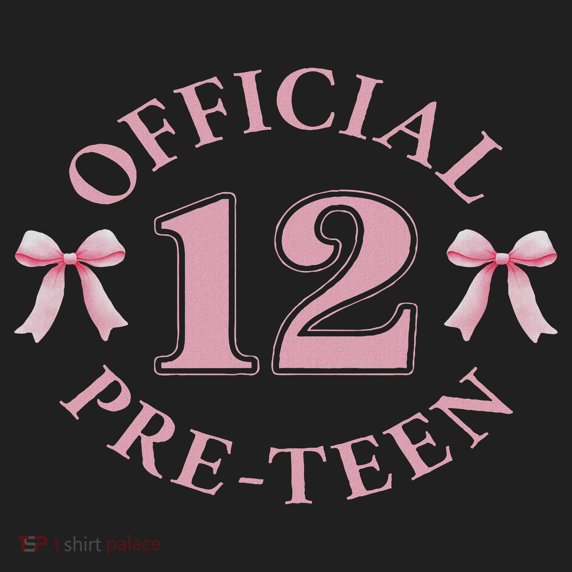 12th Birthday Coquette Bow 12 Year Old Birthday Girl Hat