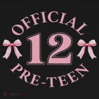 12th Birthday Coquette Bow 12 Year Old Birthday Girl Visor thumb 3