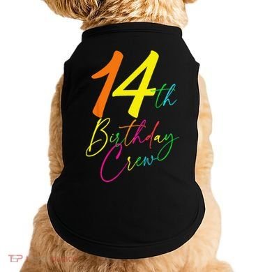 14th Birthday Crew Doggie Tank