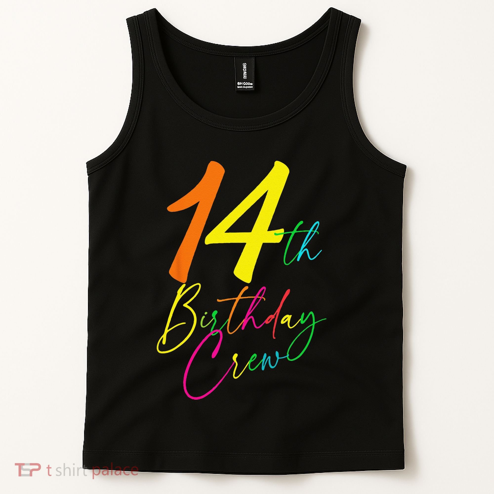14th Birthday Crew Tank Top