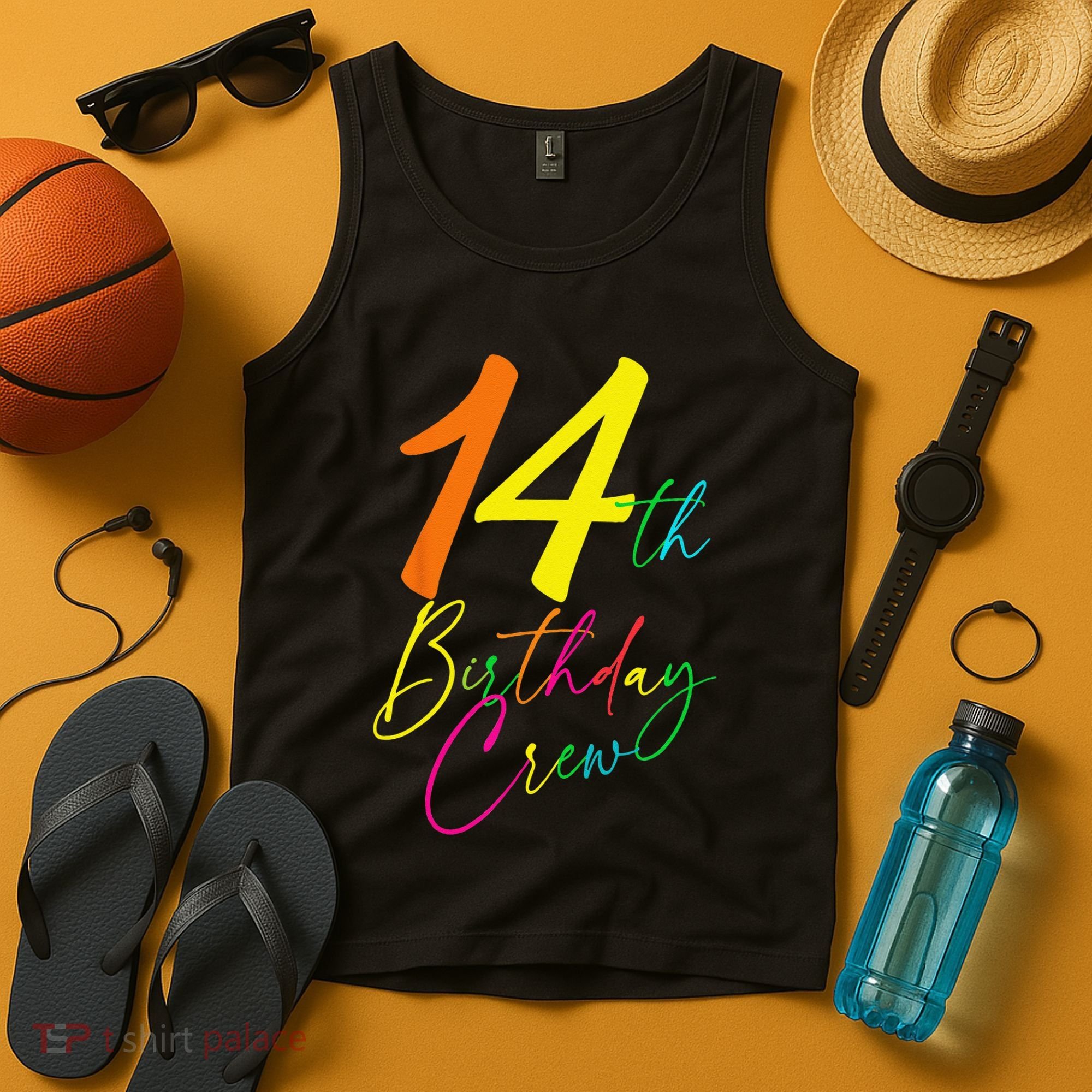 14th Birthday Crew Tank Top