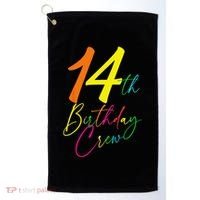 14th Birthday Crew Golf Towel thumb 0
