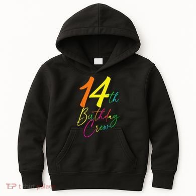 14th Birthday Crew Kids Hoodie