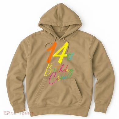 14th Birthday Crew Hoodie