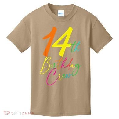 14th Birthday Crew Kids T-Shirt